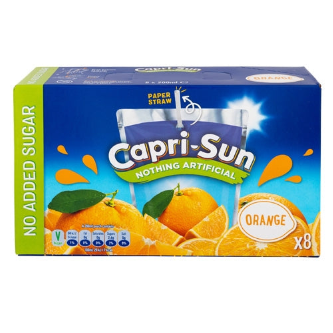 CAPRI-SUN ORANGE 8PACK 200ML